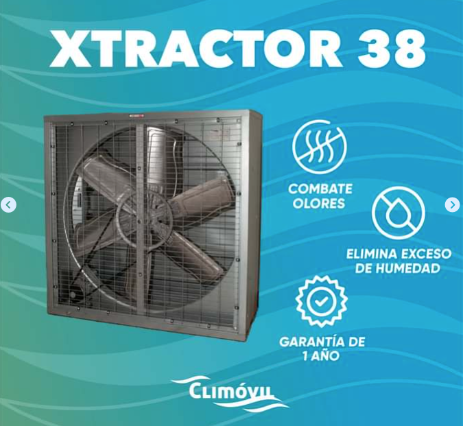 Extractor de aire axial. 32.000 m3/h
