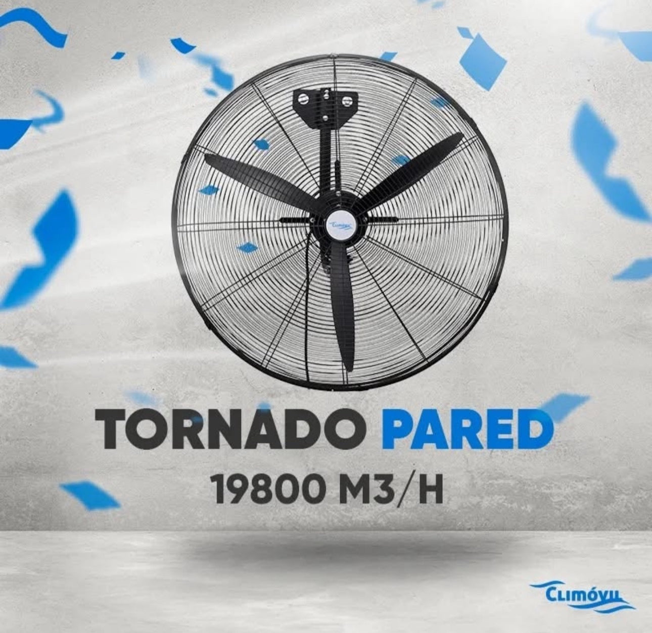 Ventilador de Pared, Modelo Tornado de 30 pulgadas