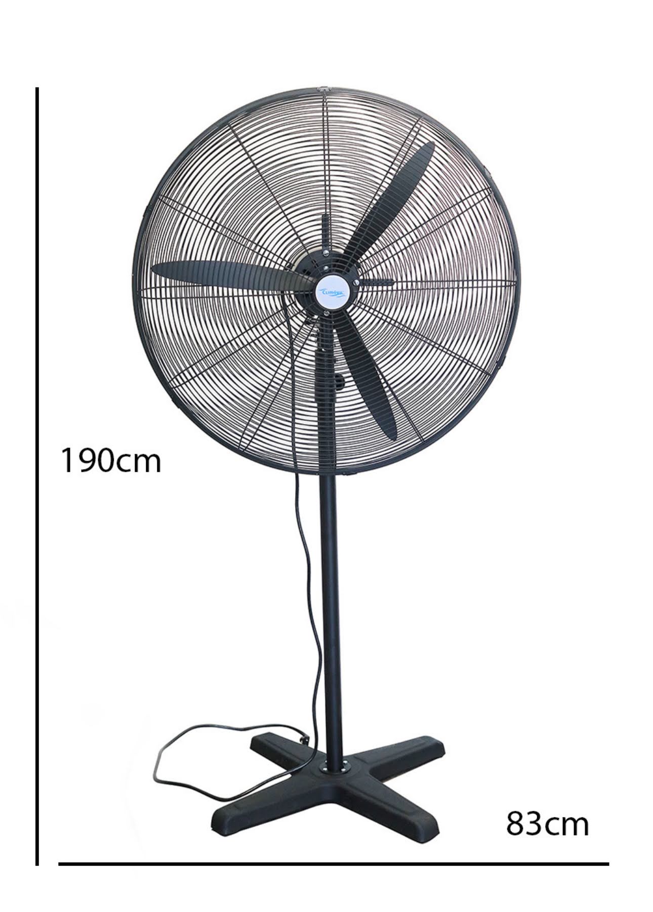 Ventilador de Pie, Modelo Tornado de 30 pulgadas.