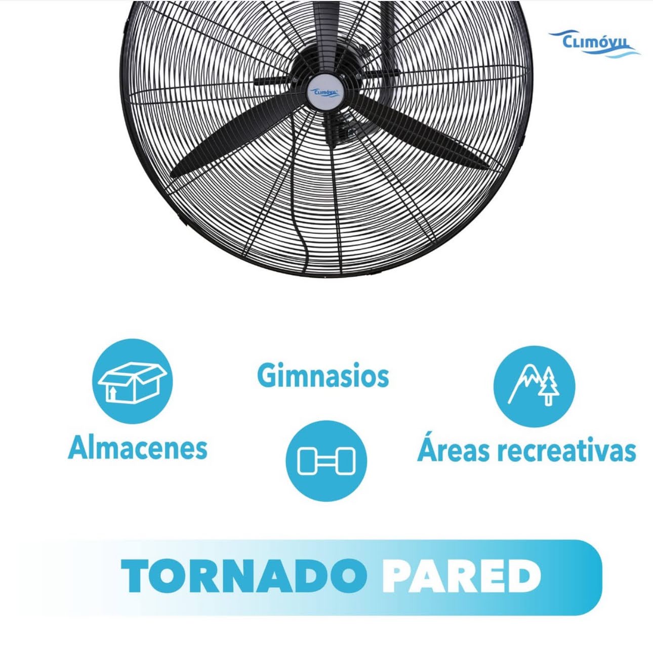 Ventilador de Pared, Modelo Tornado de 30 pulgadas