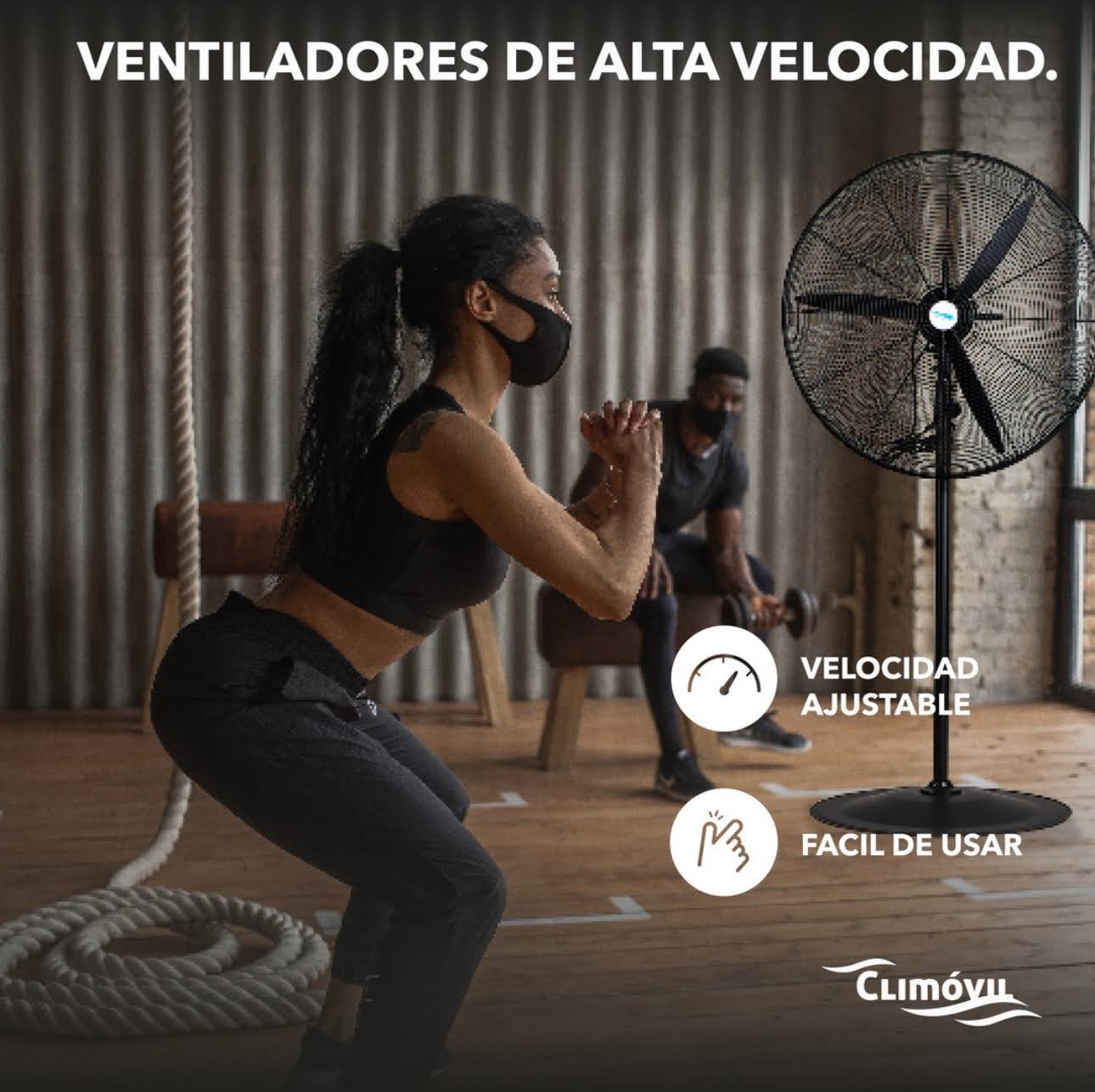 Ventilador de Pie, Modelo Tornado de 30 pulgadas.