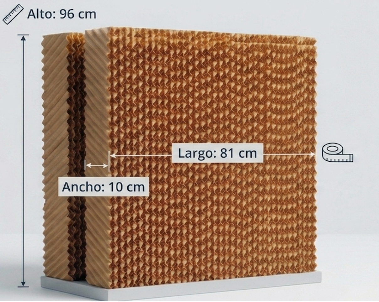 Panel Enfriador, Cooling Pad - Celulosa Inteligente